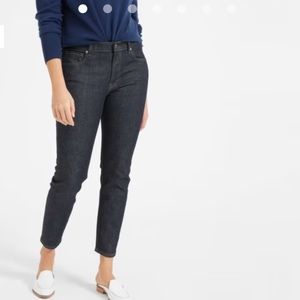 Everlane Mid Rise Skinny Ankle Denim - color indigo